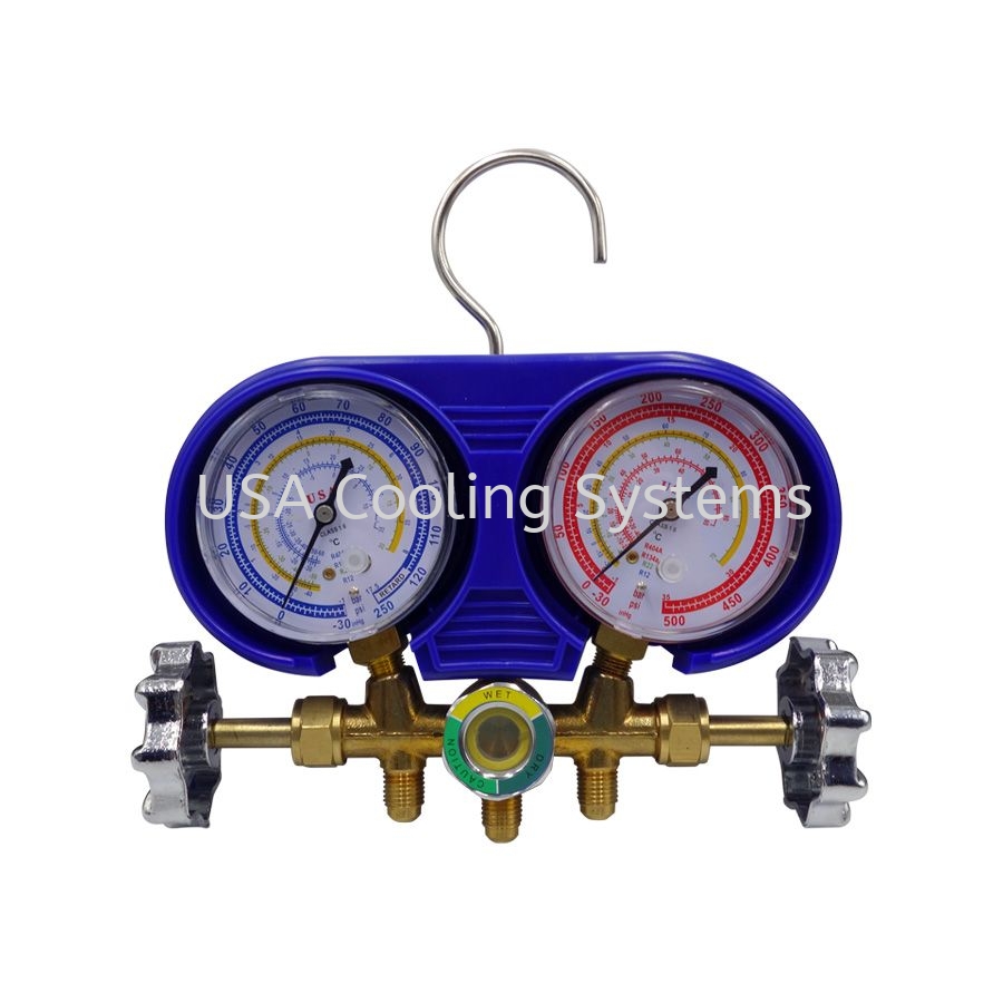 USA Dual Brass Manifold Gauge Set USA1002 / LX1002